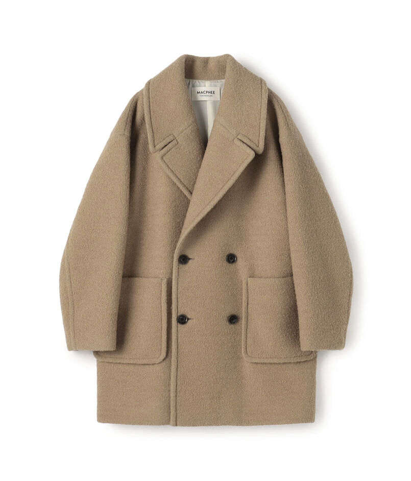 ブークレーボンディング ダブルブレストコート