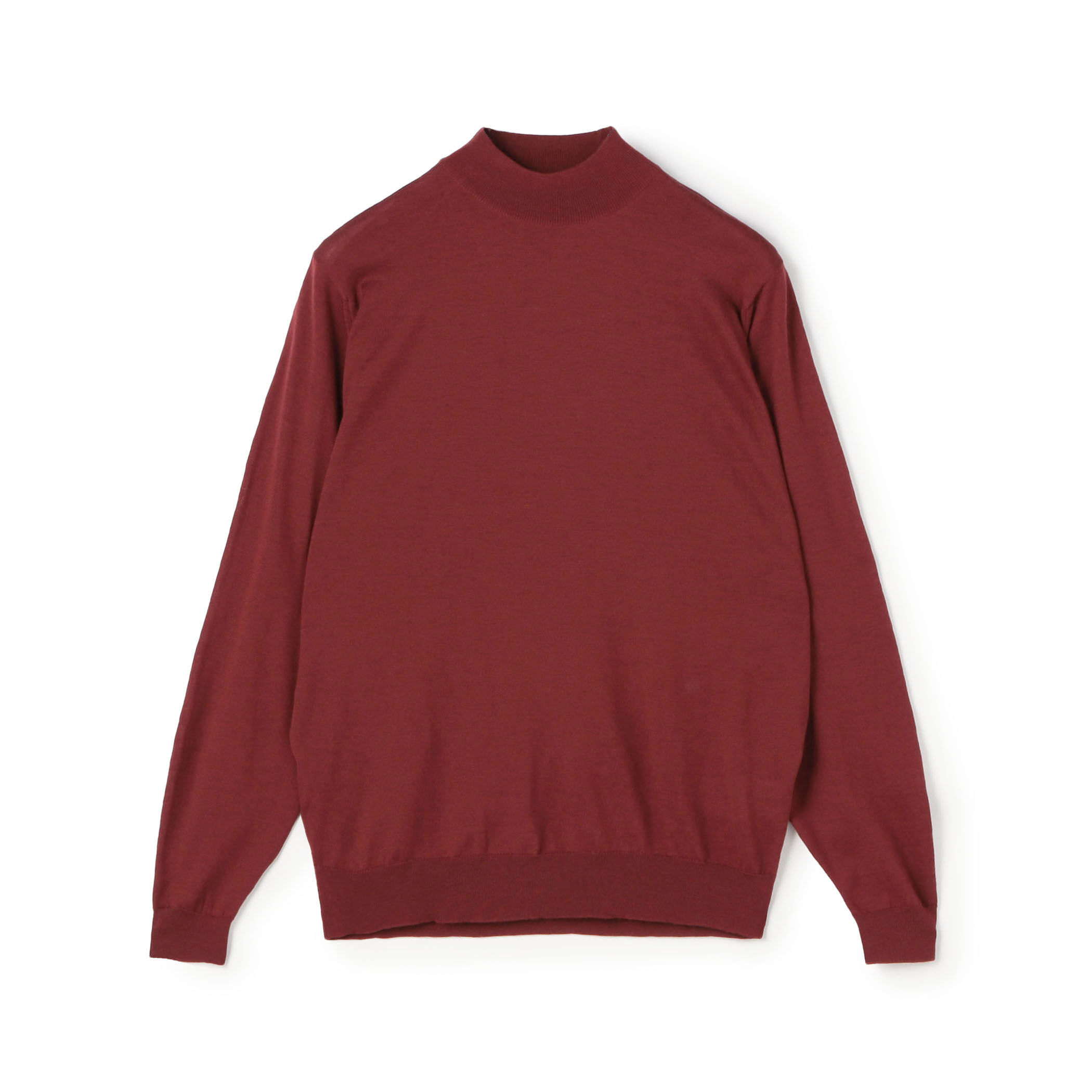 JOHN SMEDLEY KILDAY メリノウール モックネックプルオーバーニット