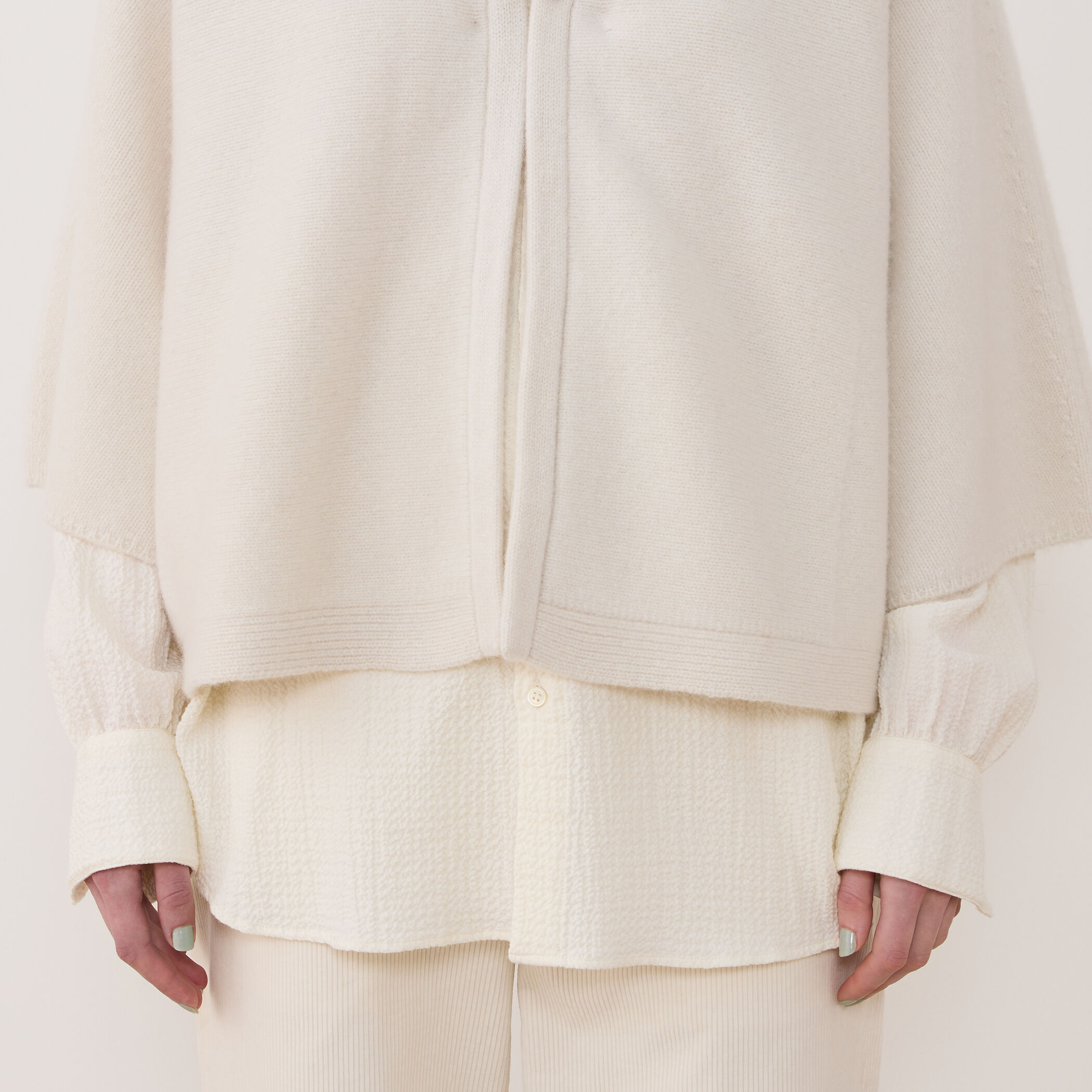 オーストラリアンラムズウール キモノスリーブジャケット