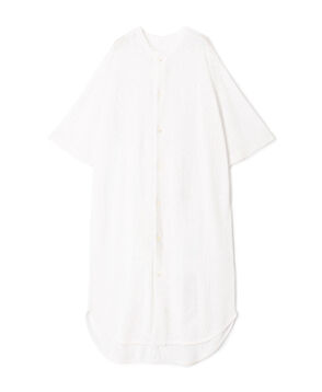Mesh work long cardigan