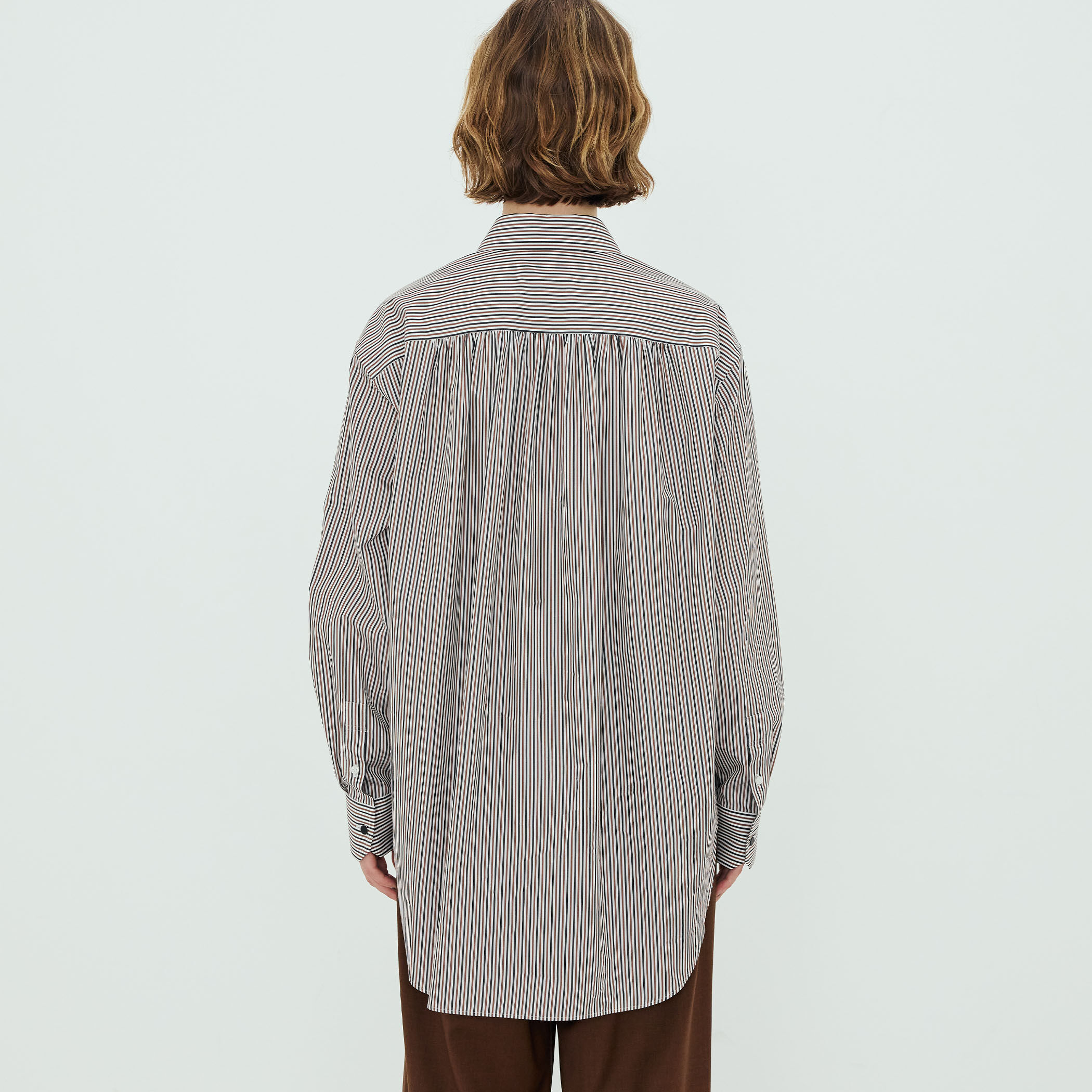 コットンブロード ロングスリーブシャツ｜トゥモローランド 公式通販