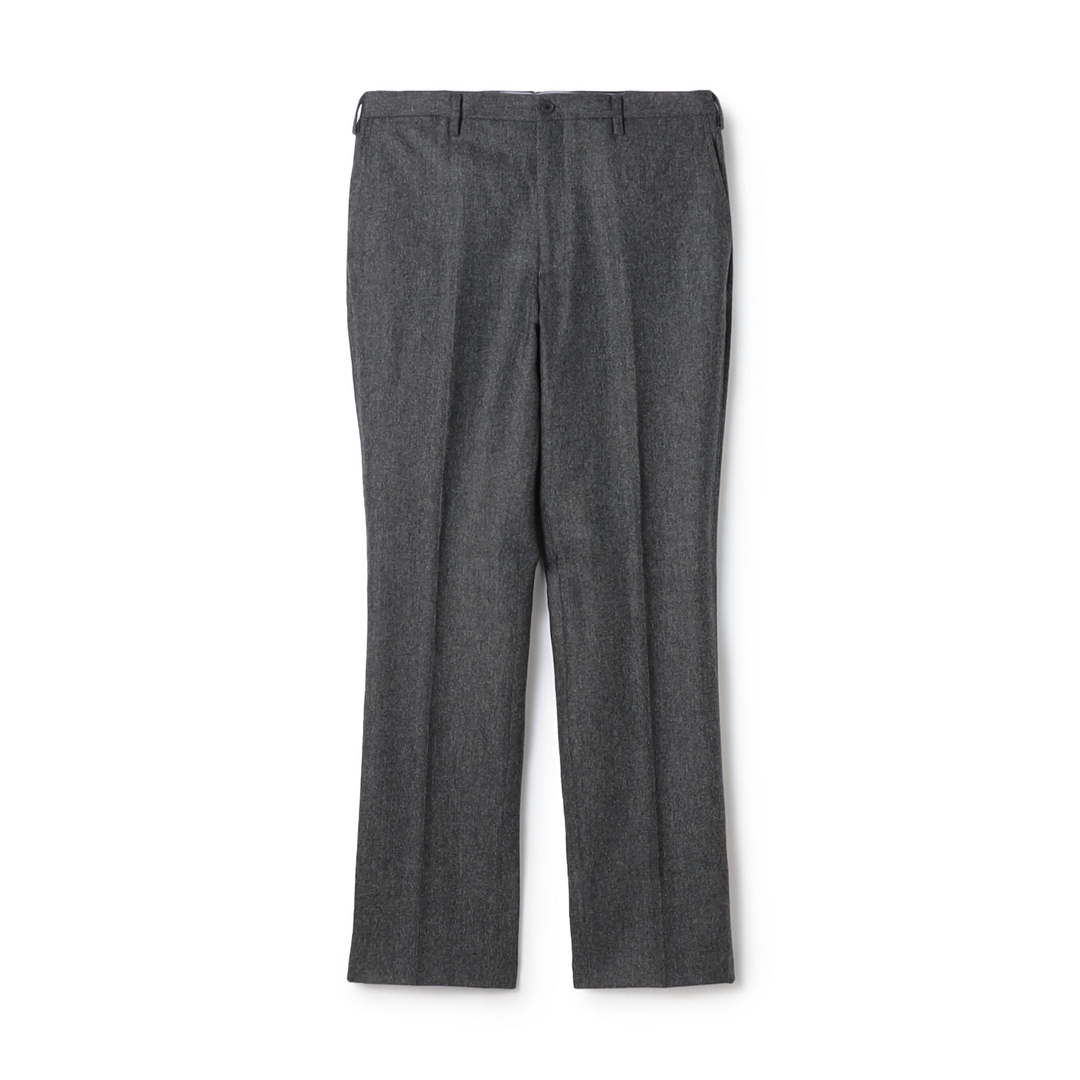 未使用】 TOMORROWLAND 2プリーツ パンツ 50 チャコールグレーすべての