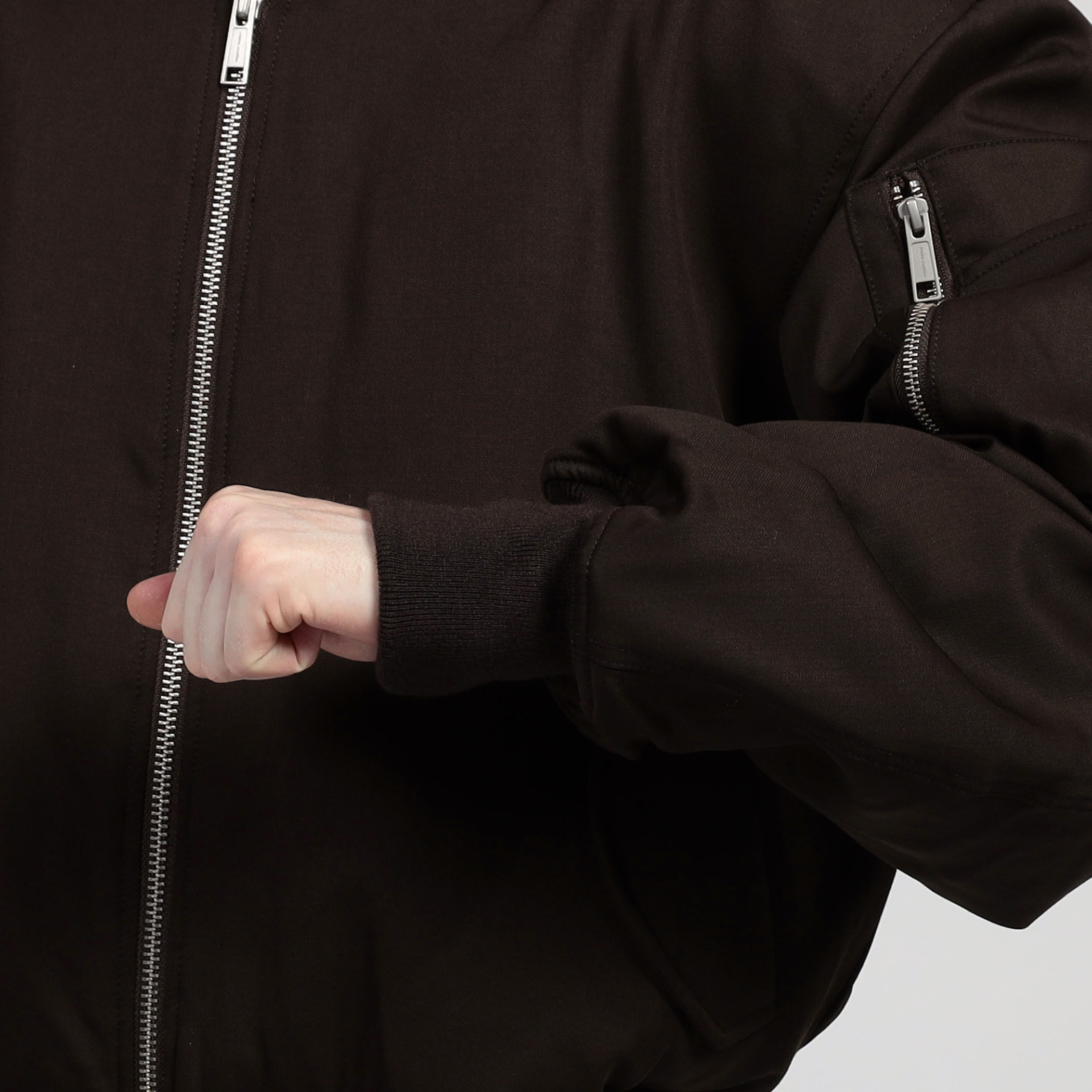 □entire studios CROPPED BROAD ボンバージャケット