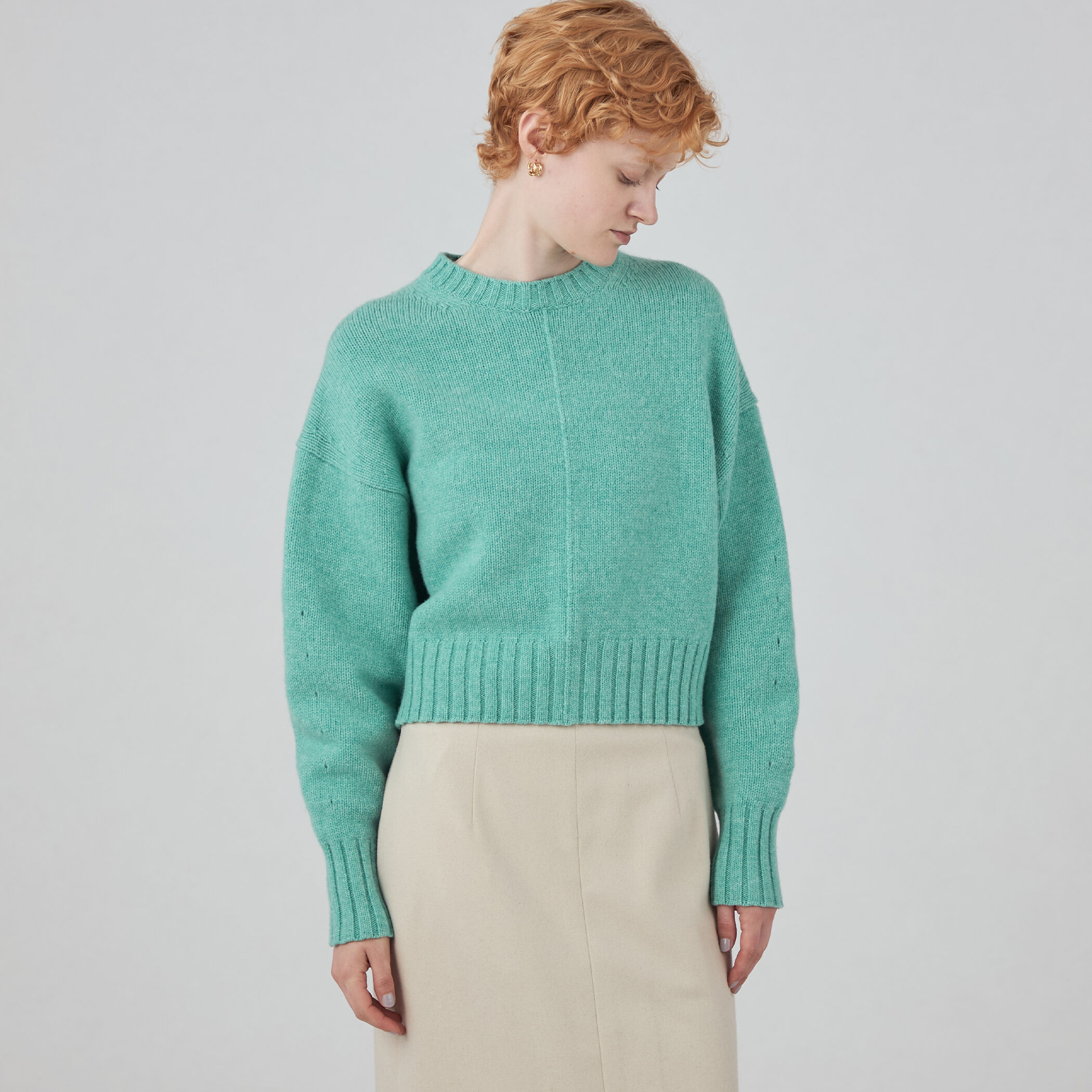 ラムカシミヤ クルーネックプルオーバー｜トゥモローランド 公式通販