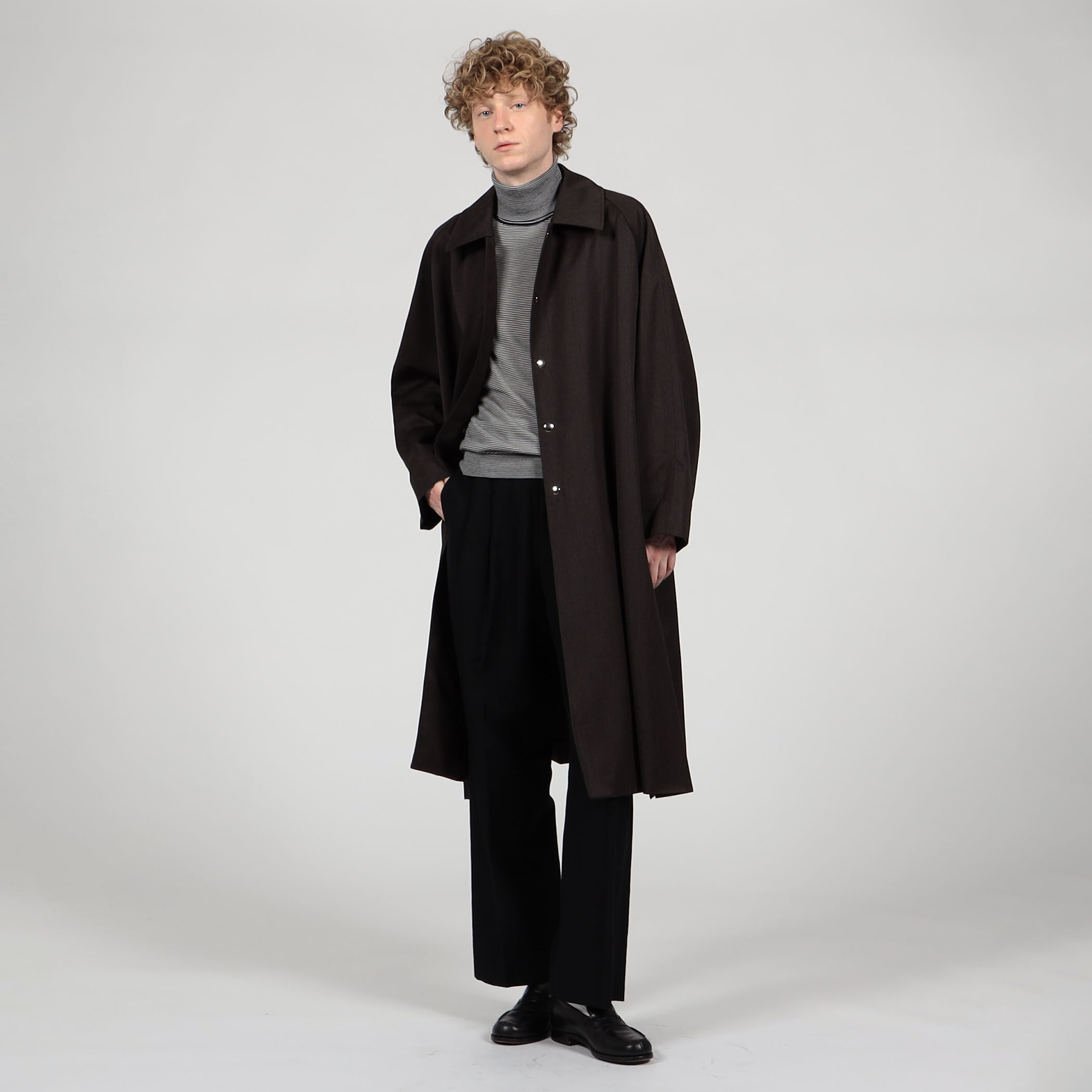 ジャケット・アウター The CLASIK BAL COLLAR PONCHO (TAUPE) The CLASIK Exclusively for LAND OF TOMORROW