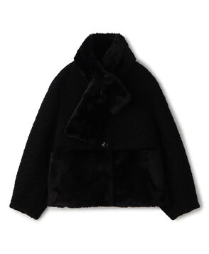 【WEB先行予約】ロービングツイード ファーマフラーショートコート