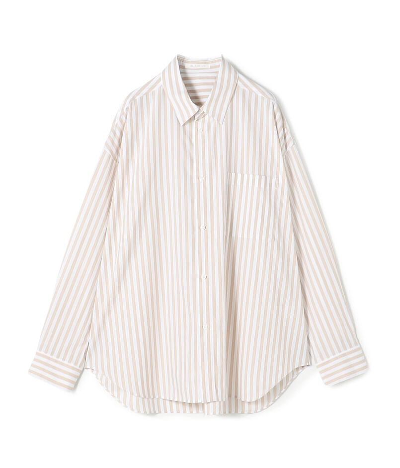 コットンタイプライター ワイドバランスシャツ