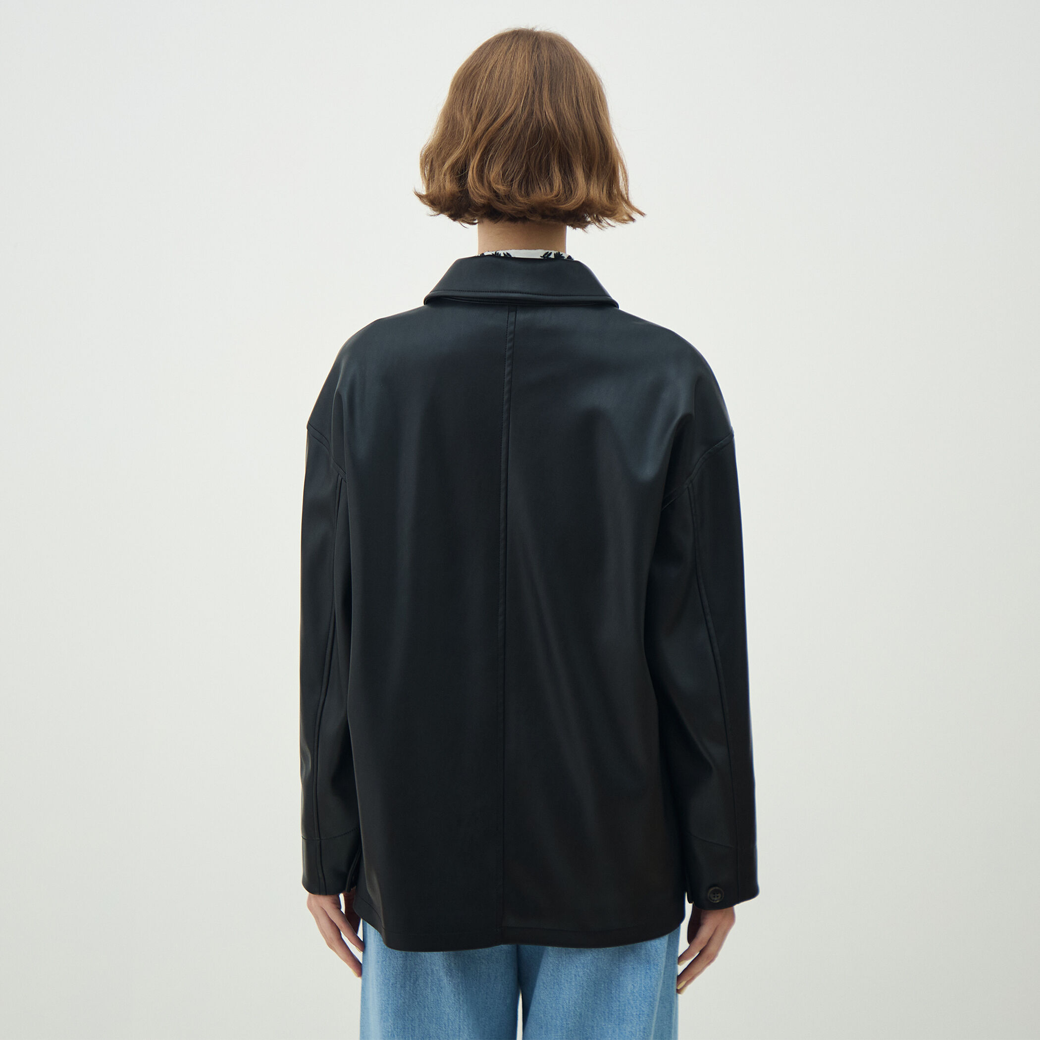 美品 完売品 ドゥロワー SELVAGEDENIM 本藍 カバーオール M レザーライク カバーオール｜トゥモローランド 公式サイト