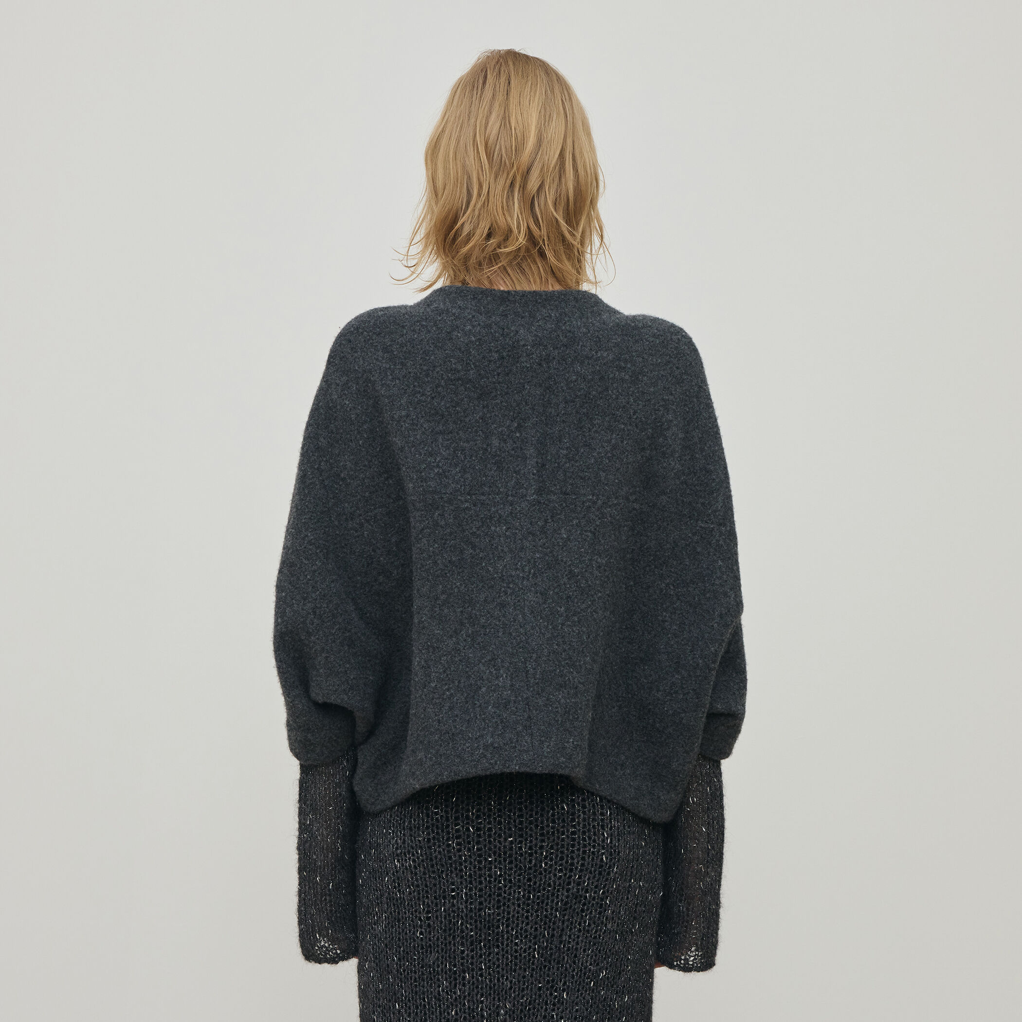 ライトウールニット クルーネックジャケット｜トゥモローランド 公式通販