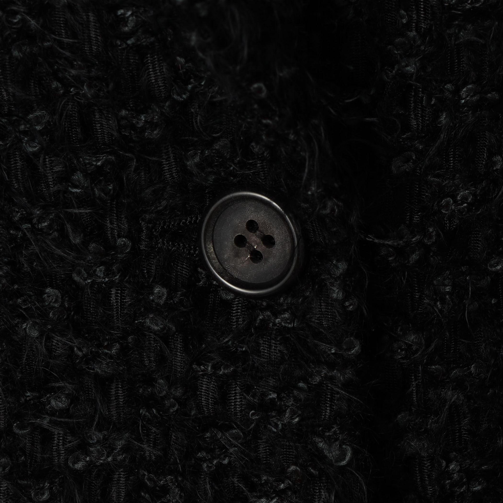 ヘアリーループツイード ショールカラージャケット｜トゥモローランド