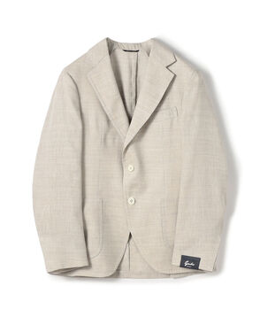 GABO リネンウール シングルブレステッド2Bジャケット