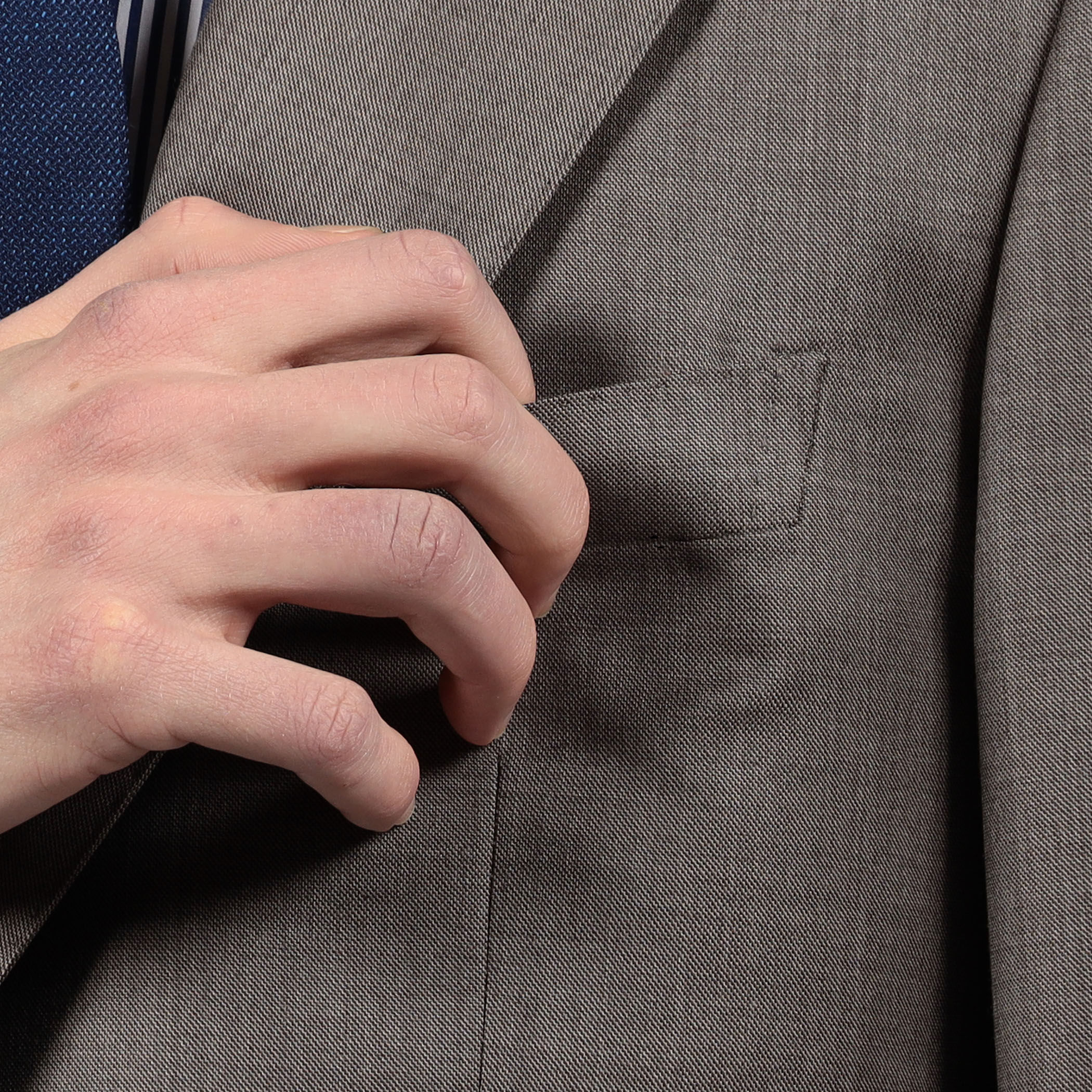 TROFEO ウール シングルブレステッド2Bスーツ E.Zegna