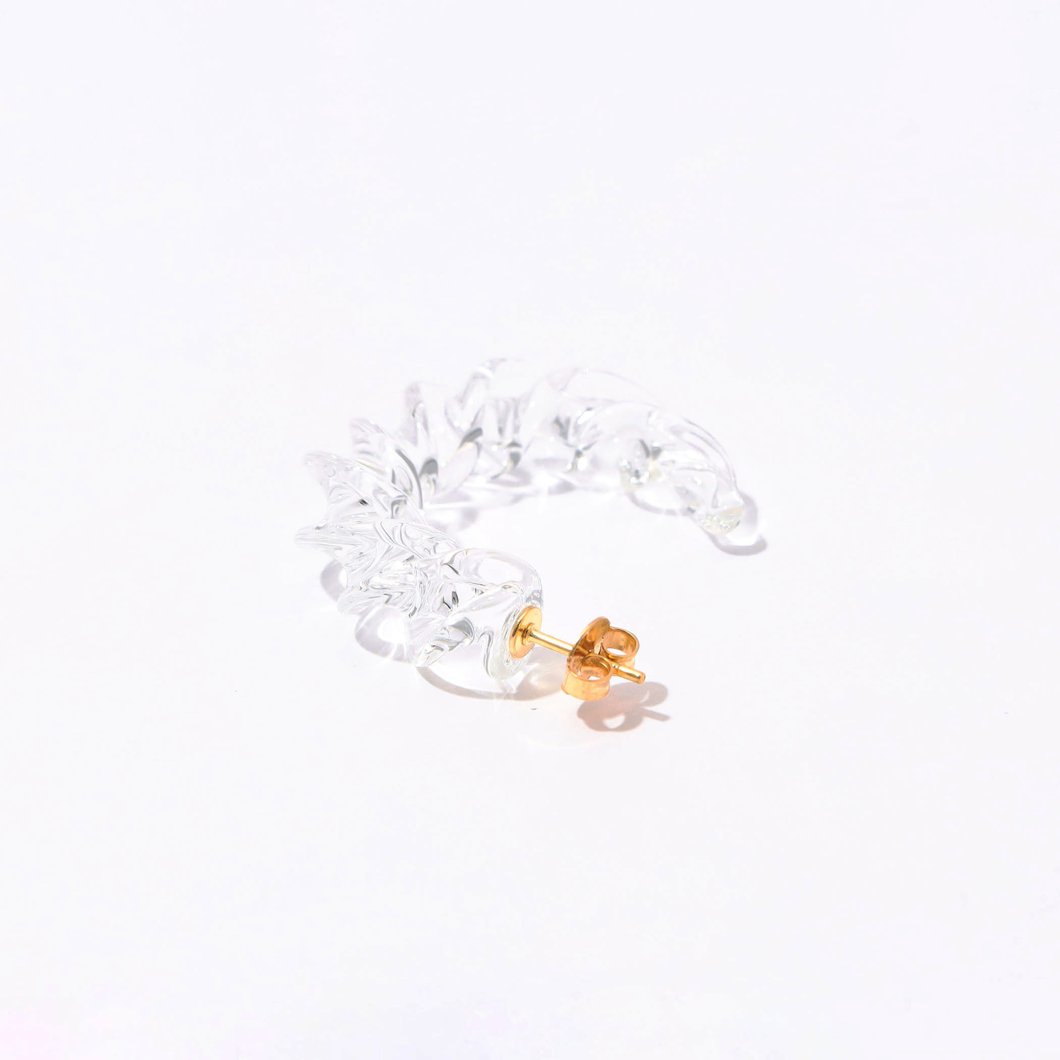 LEVENS JEWELS TWIST HOOP CLEAR ピアス｜トゥモローランド 公式サイト