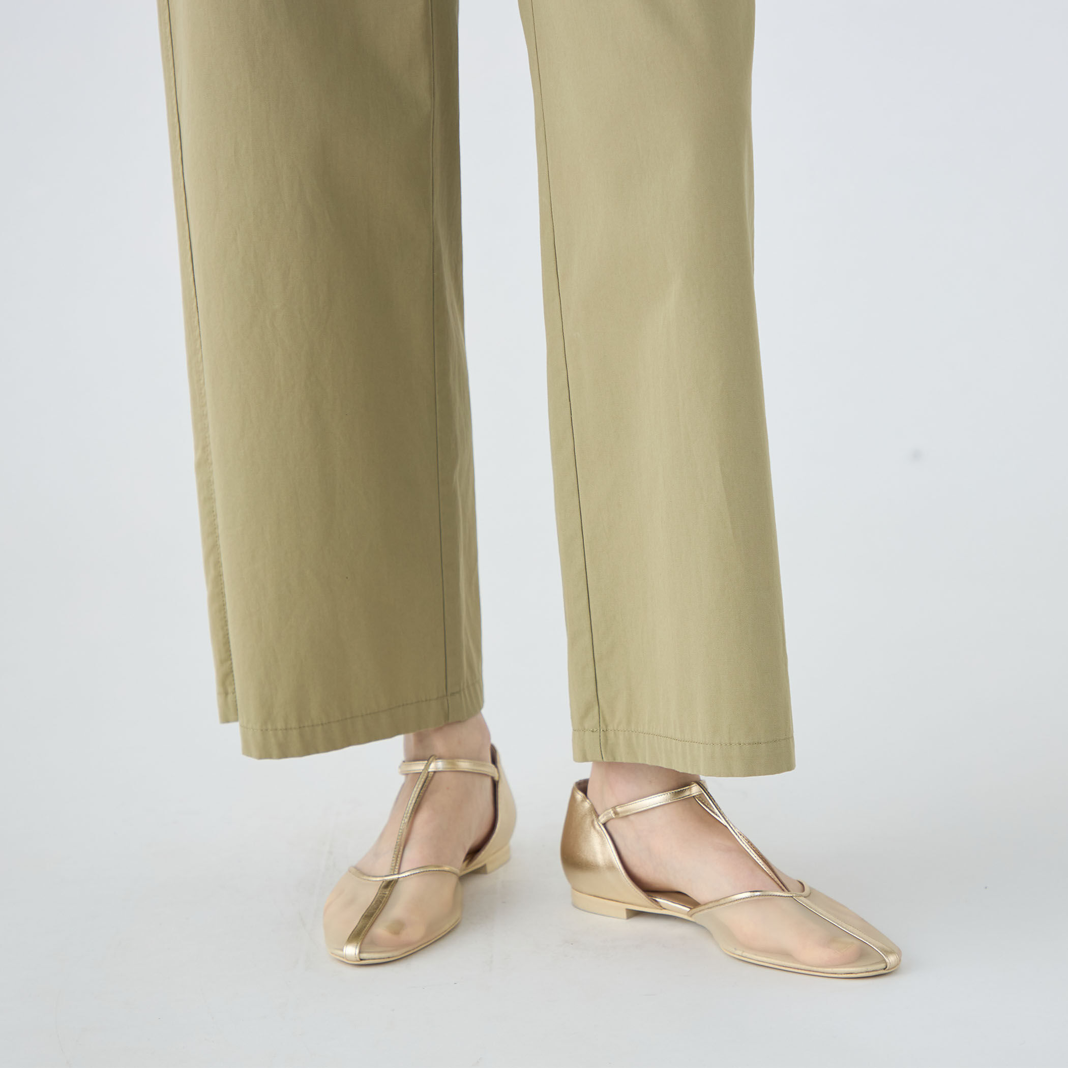 コットンサージ ドローストリングパンツ｜トゥモローランド 公式通販