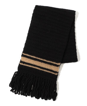 BODE BRAIDED FRINGE ウール ニットマフラー