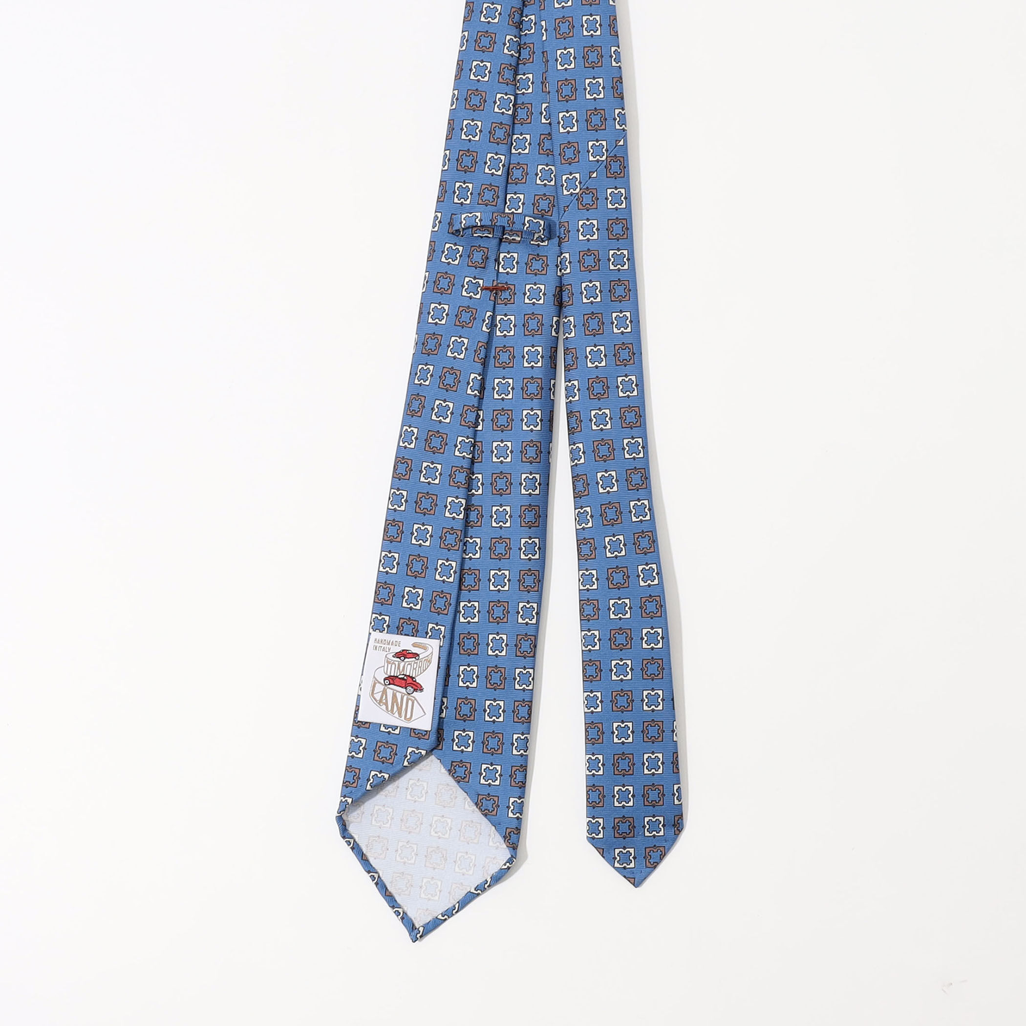 TOMORROWLAND MADE IN ITALY シルクプリント 小紋柄ネクタイ