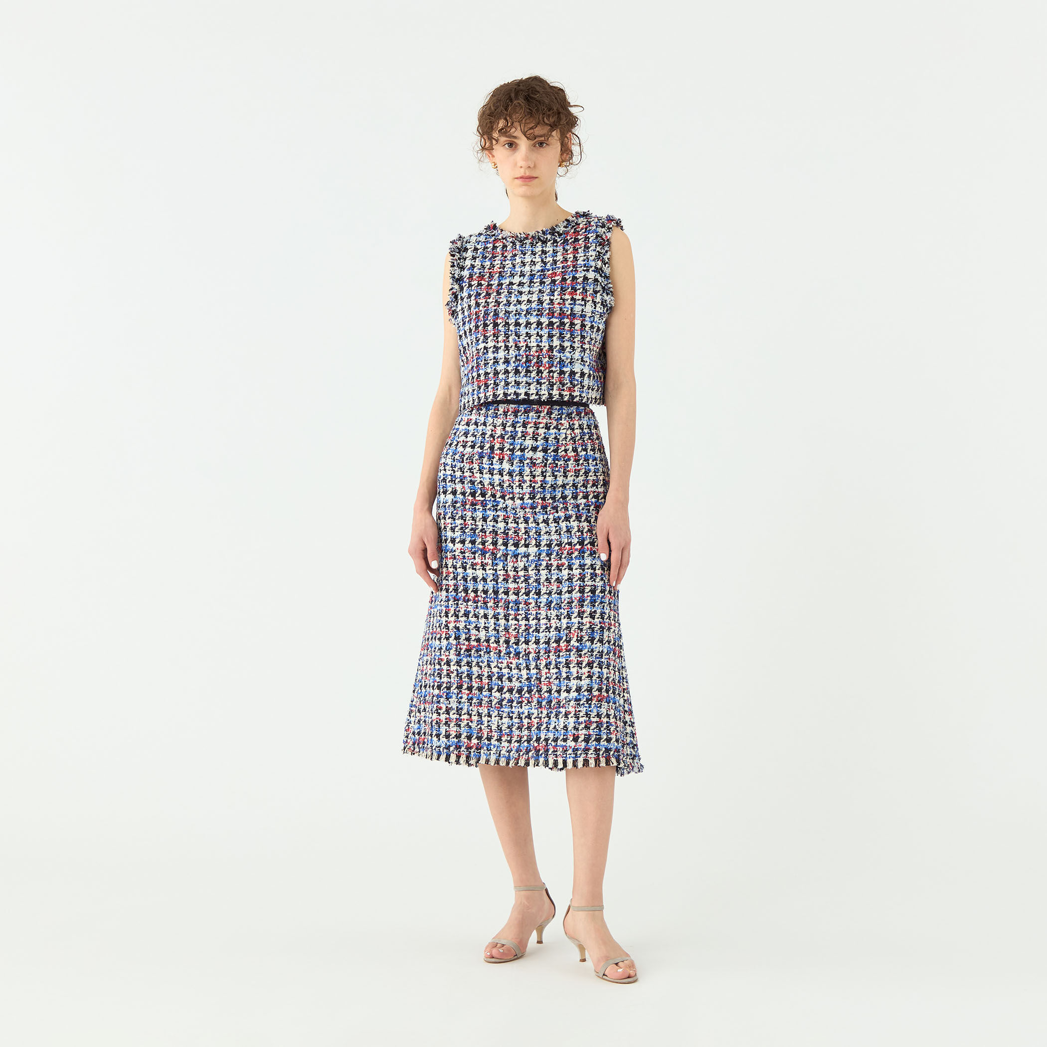 トリコロールシェパード マーメイドスカート｜トゥモローランド 公式通販