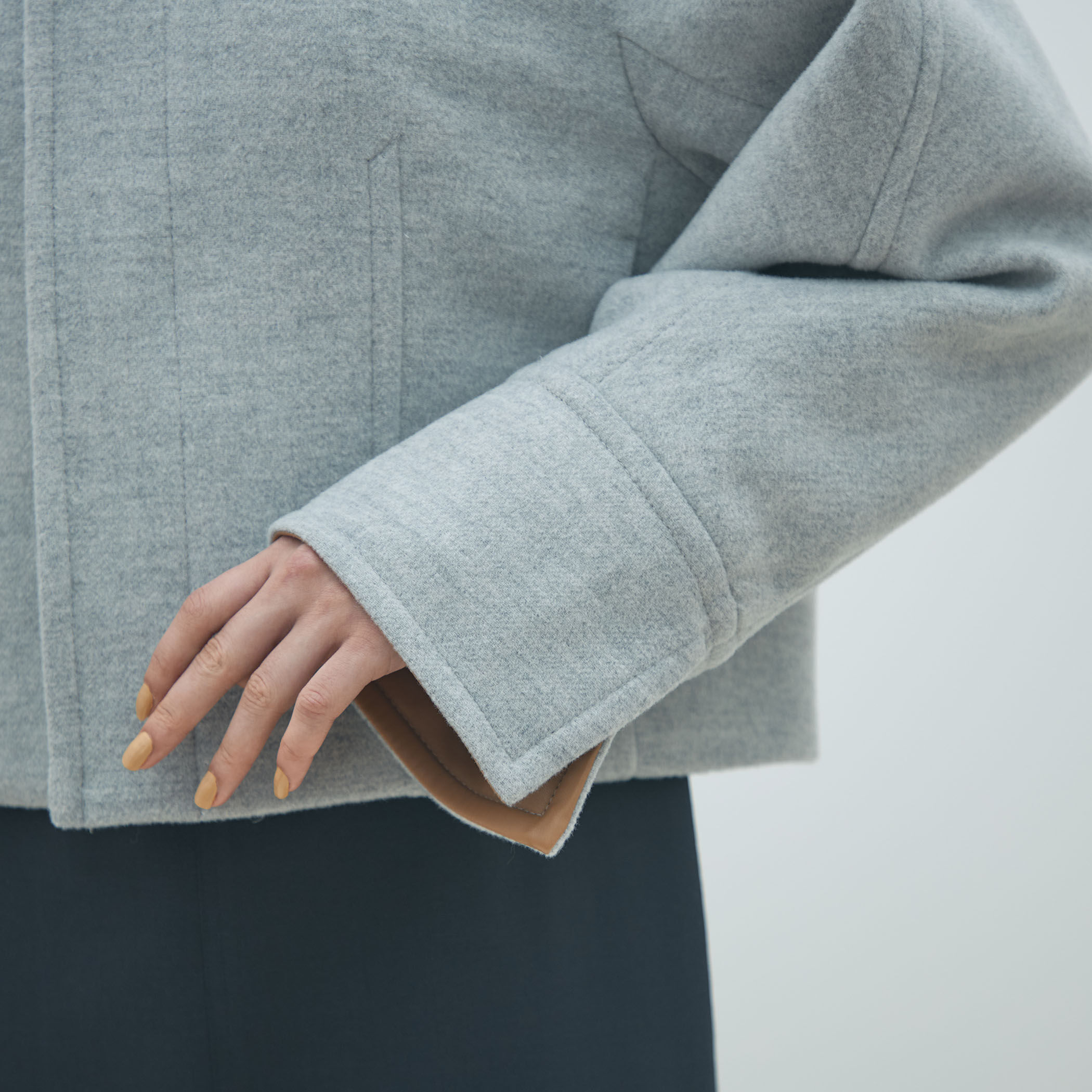 【toko 】ウールビーバーメルトンショートコート 2023年モデル セール】 ウールビーバーメルトン ショートコート （その他アウター