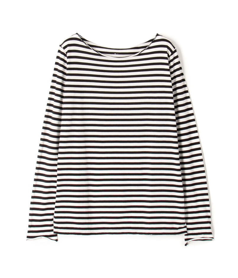 スムージーコットン ボートネックプルオーバー