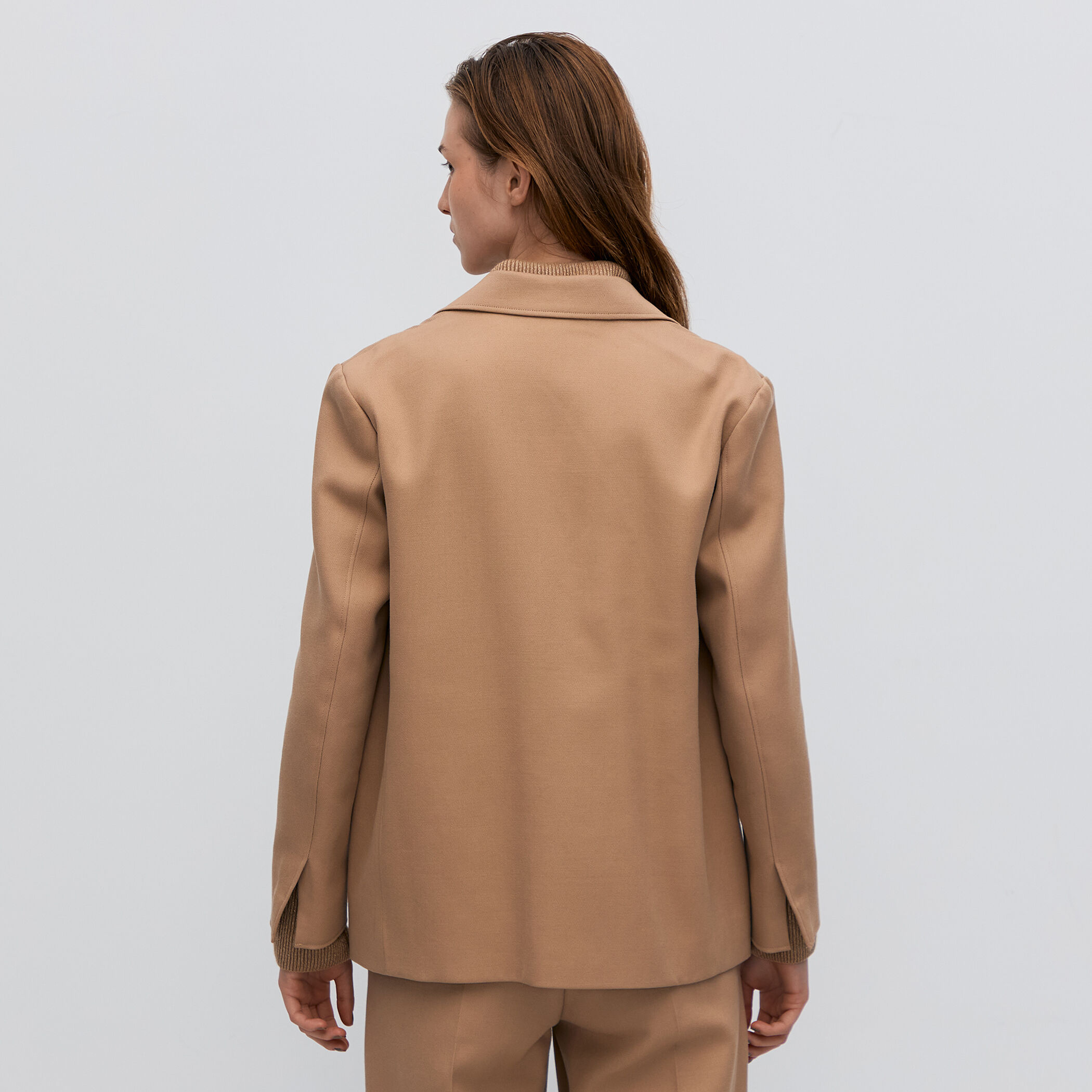 コットンウールトリコチン ボックスジャケット｜トゥモローランド 公式通販