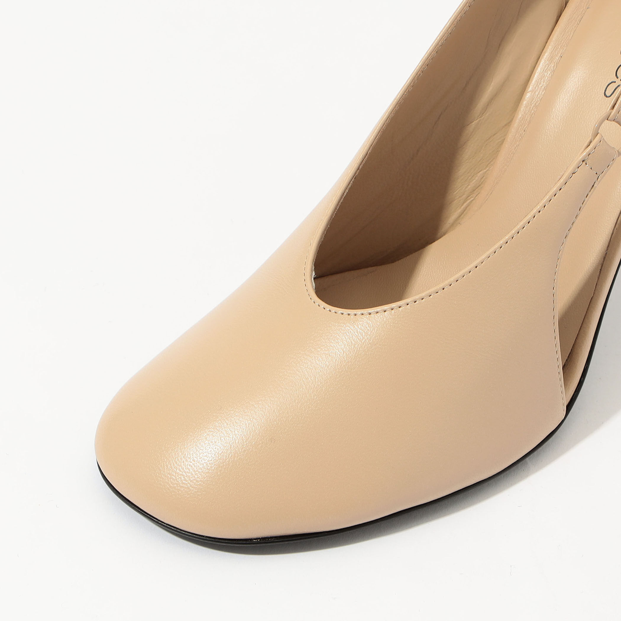 未使用級♡ペリーコ トゥモローランド別注 エナメルオープントゥパンプス 23ss チャンキーヒール パンプス メッシュ オープントゥ 太ヒール