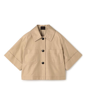 コットンラミーモールスキン カーゴジャケット