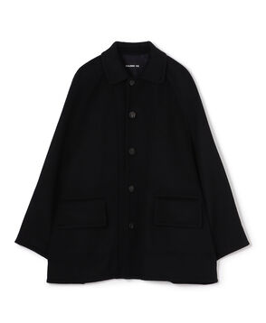 ウールダブルフェイス ステンカラーコート