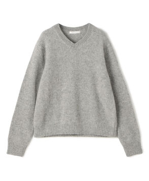 ベビーアルパカボイルド Vネックプルオーバー