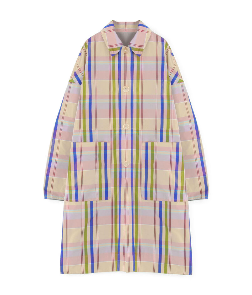 ■CABaN ポリエステルタフタ リバーシブルステンカラーコート