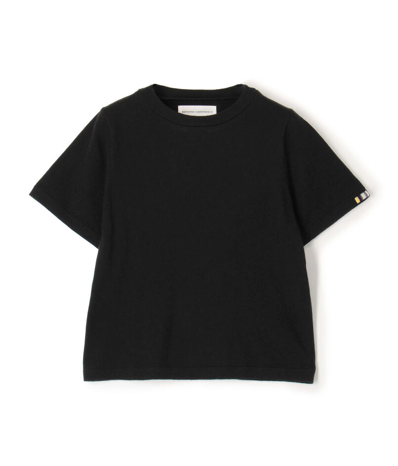extreme cashmere tina ハーフスリーブニット