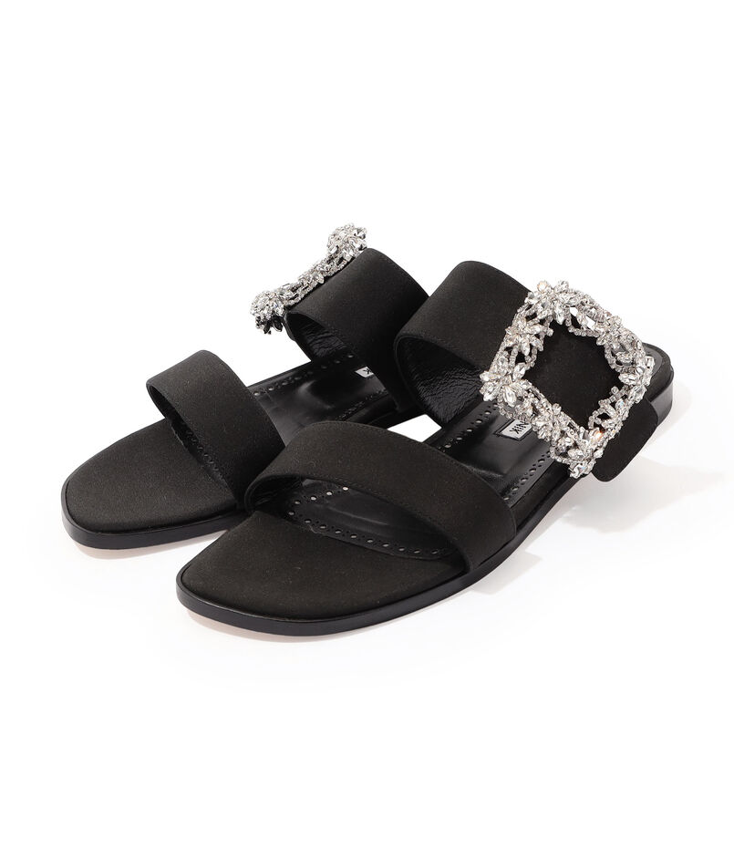 MANOLO BLAHNIK TITUBAFLAT_JEWEL フラットサンダル