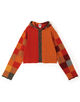 YANYAN CHECK HOODIE チェック フーディーカーディガン