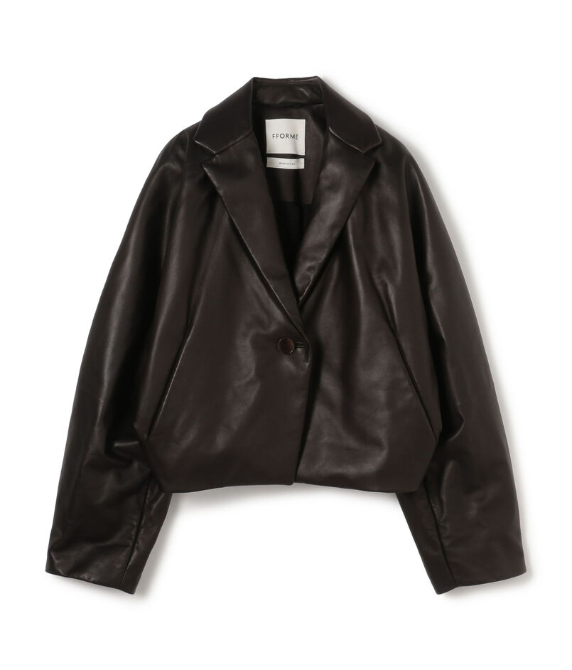 FFORME padded leather jk FFORME padded leather jk