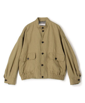 ダストリネン スタンドカラーブルゾン