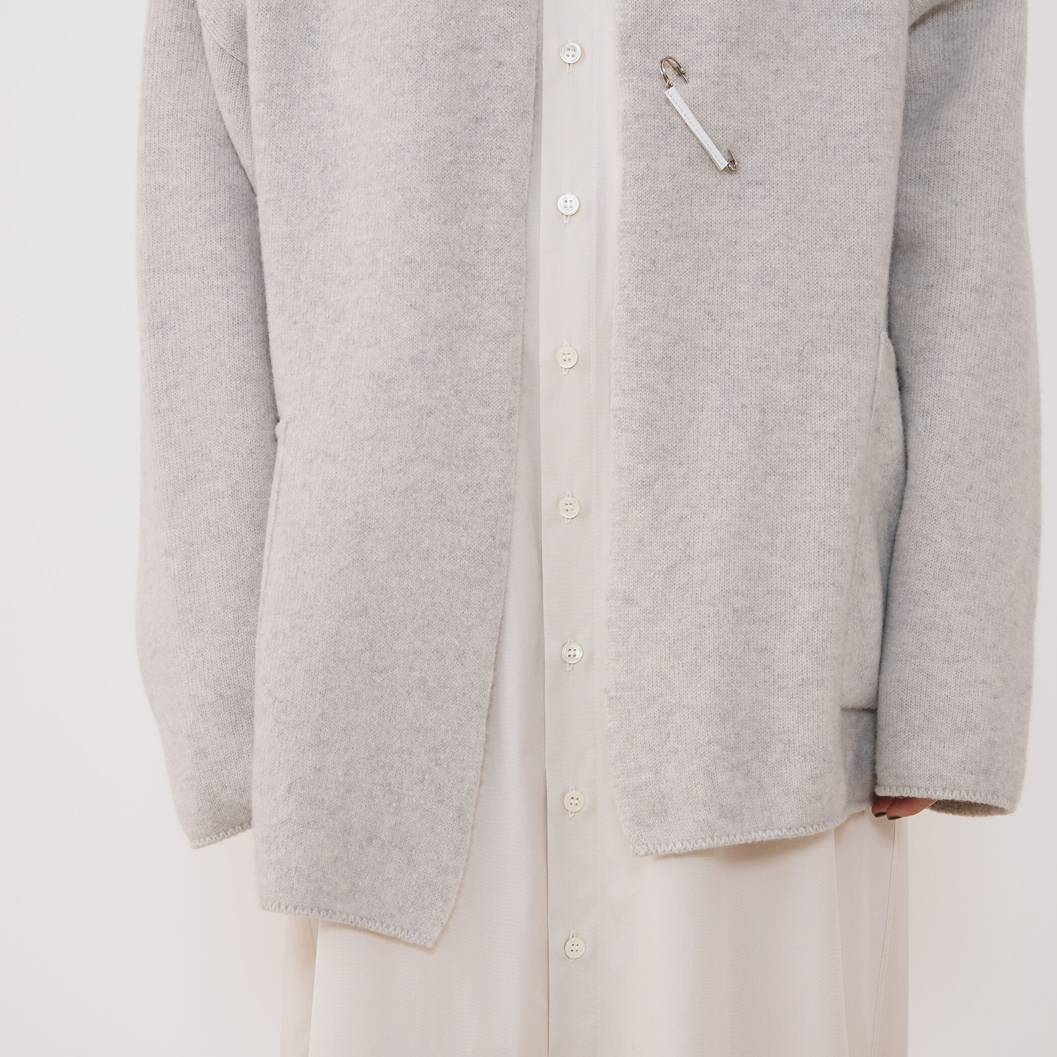 ウールダブルフェイスパイル ショールカラーショートコート