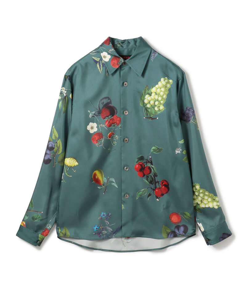CABaN シルクツイル HARVEST レギュラーカラーシャツ