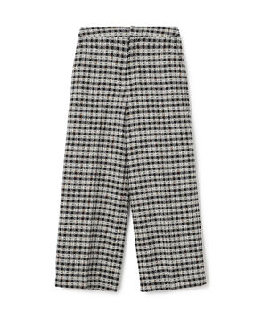 【WEB先行予約】クロレギンガムチェック ワイドストレートパンツ