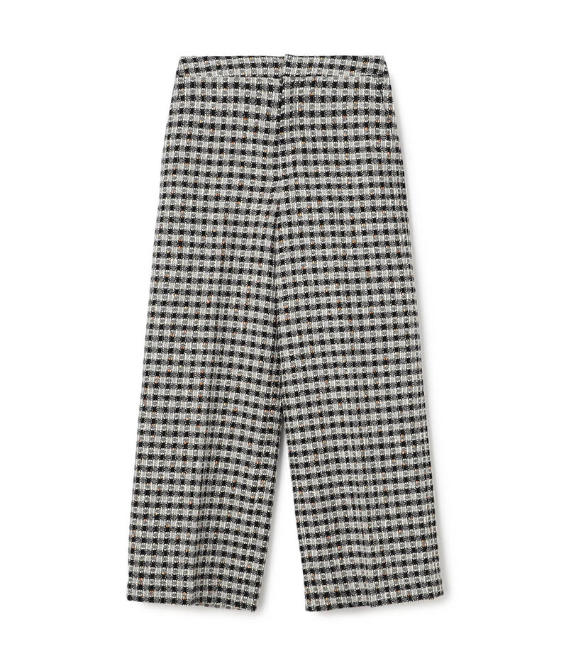 【WEB先行予約】クロレギンガムチェック ワイドストレートパンツ