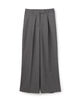 ラメグレー タックワイドパンツ