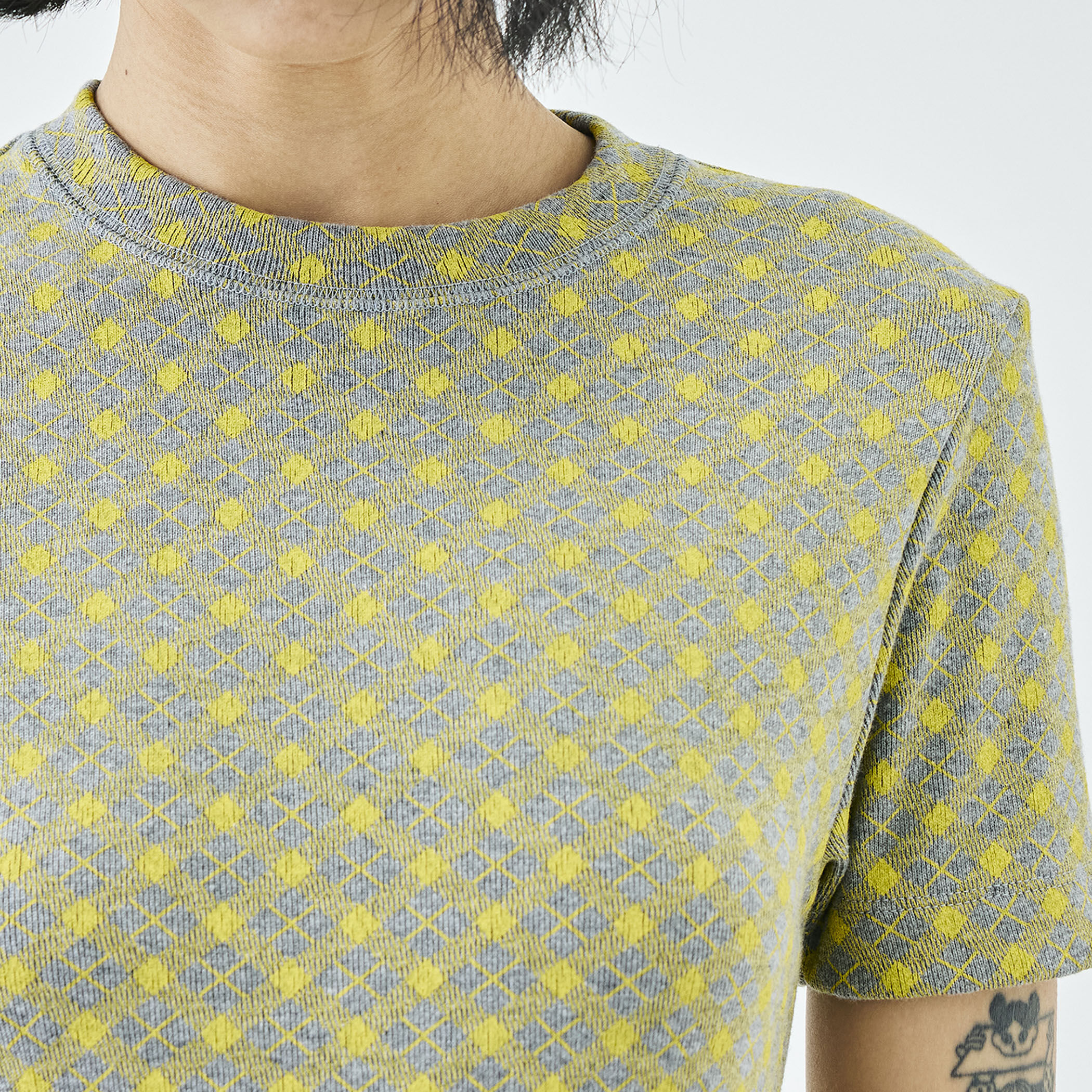 【Edition】25AW 34-03-54-03016 コットンモダールフライス フラワープリント半袖Tシャツ コットンモダールフライス フラワープリント Tシャツ