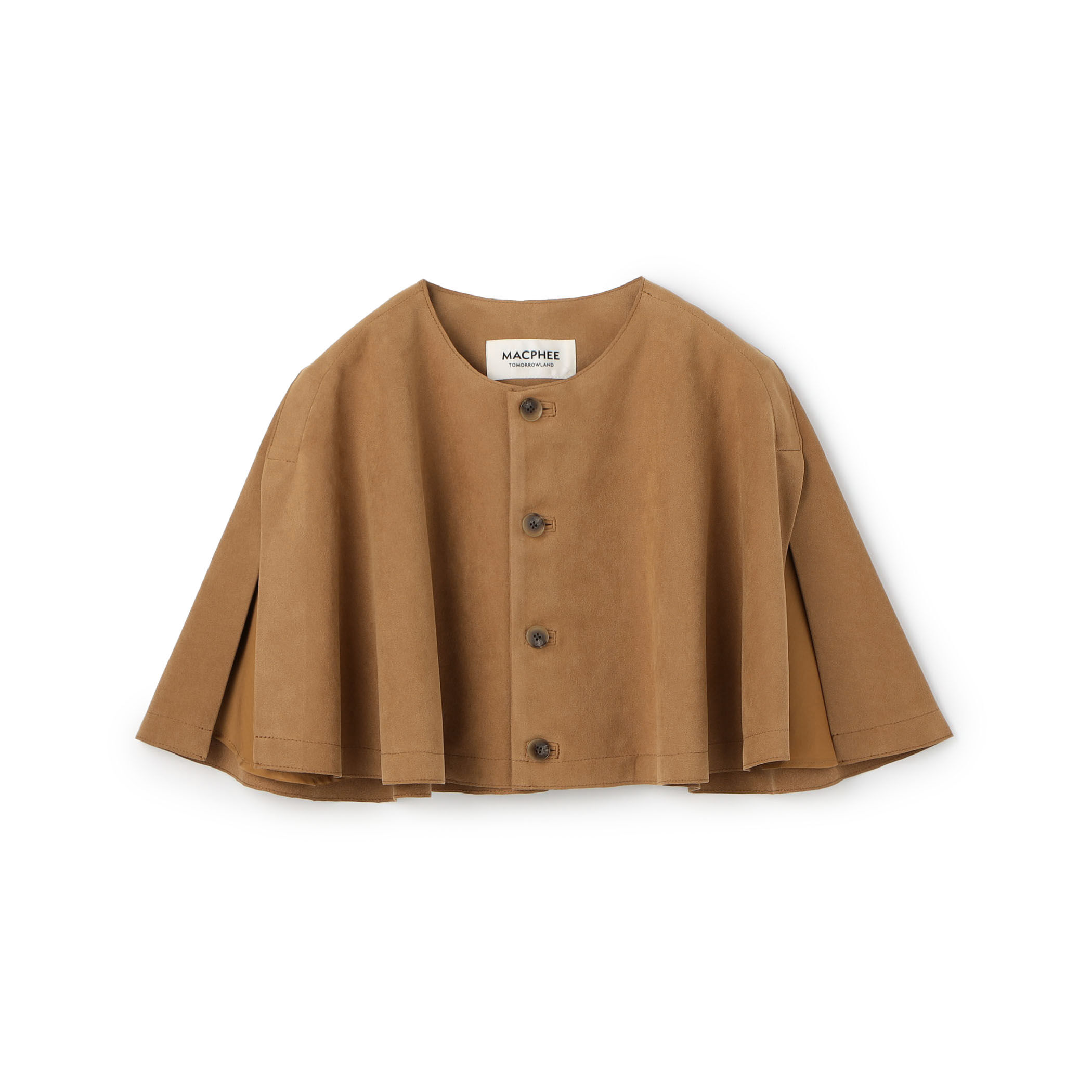 フェイクスエード ショートケープ｜トゥモローランド 公式通販