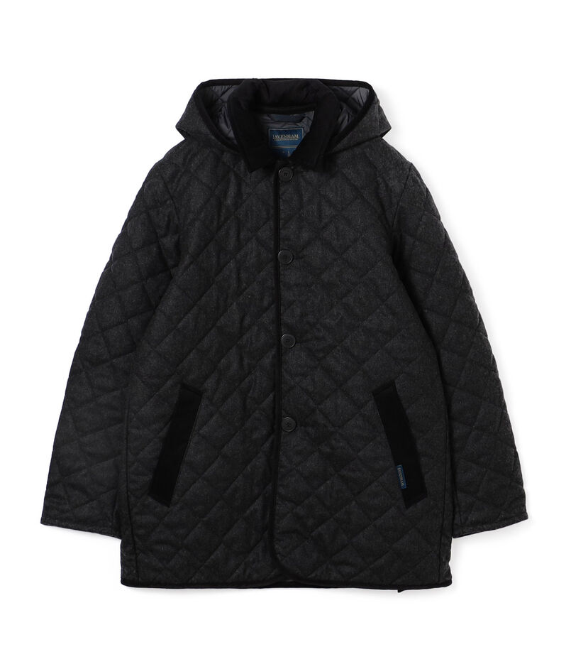 【別注】LAVENHAM DENSTON リサイクルウール キルティングコート