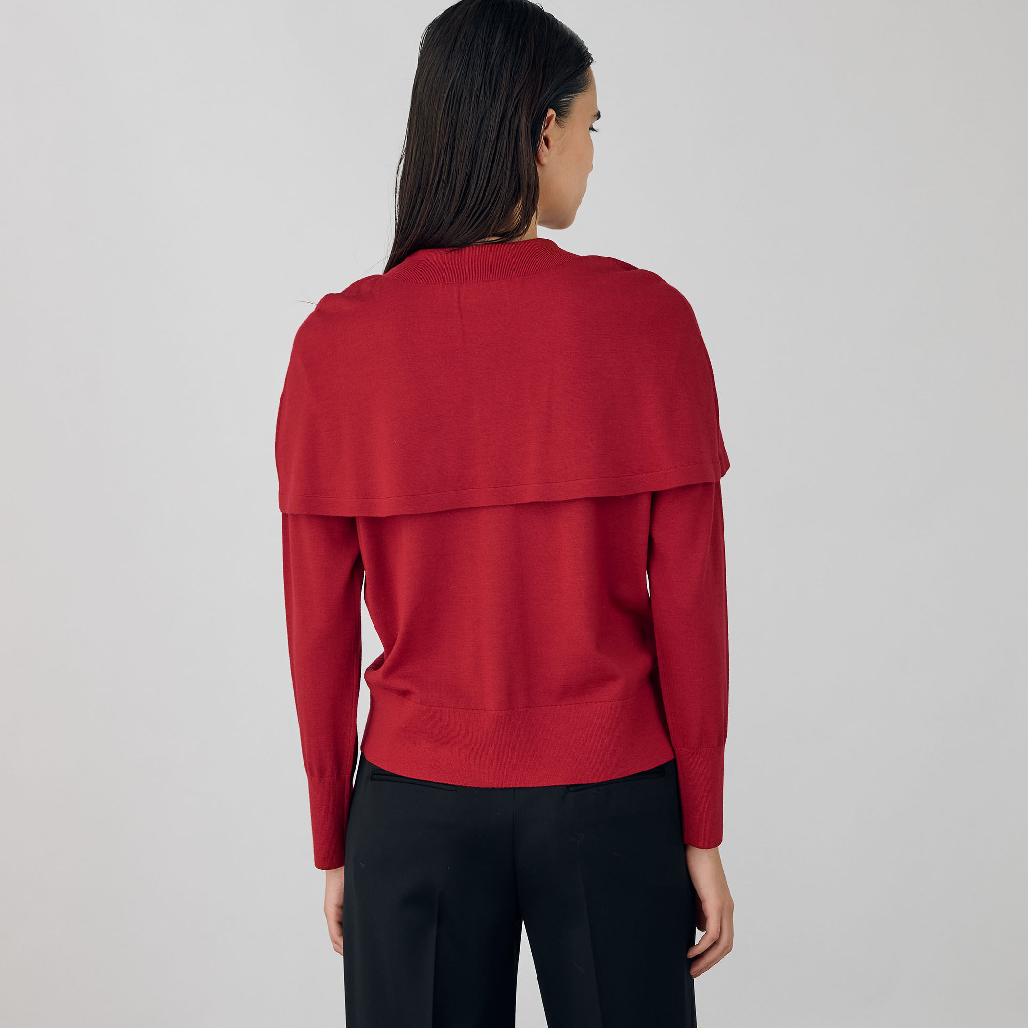 ウーステッドウール ケープカーディガン｜トゥモローランド 公式通販