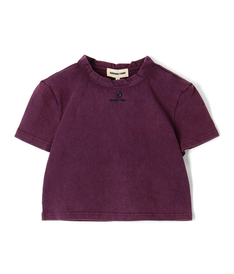 SHUSHU/TONG Wave Lace Collar T フリルカラーTシャツ