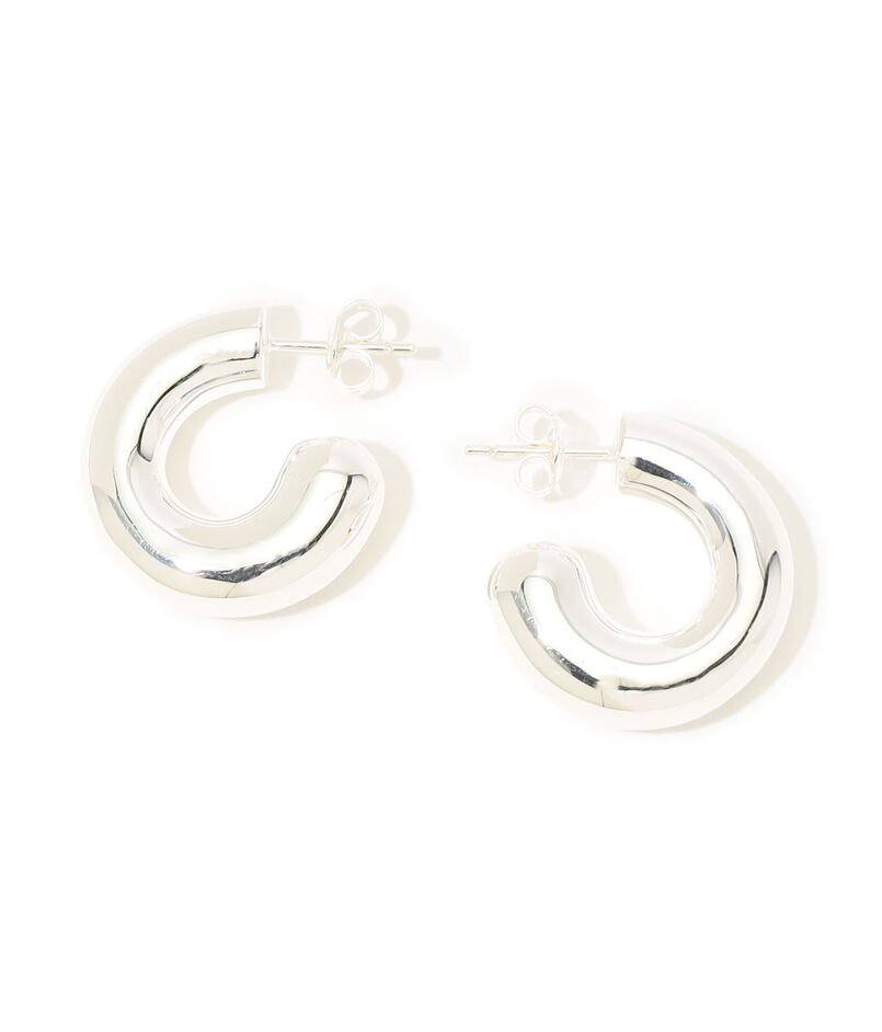LIE STUDIO Rose シルバーピアス