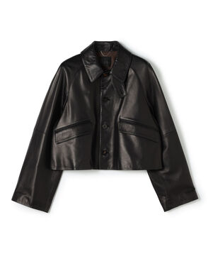 MONZIES レザーショートジャケット