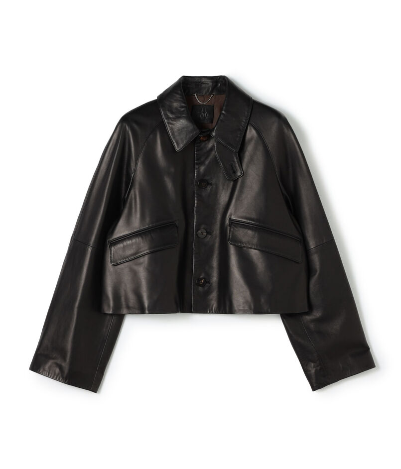MONZIES レザーショートジャケット