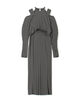Mame Kurogouchi Random Ribbed Organic Cotton 2way Dress
