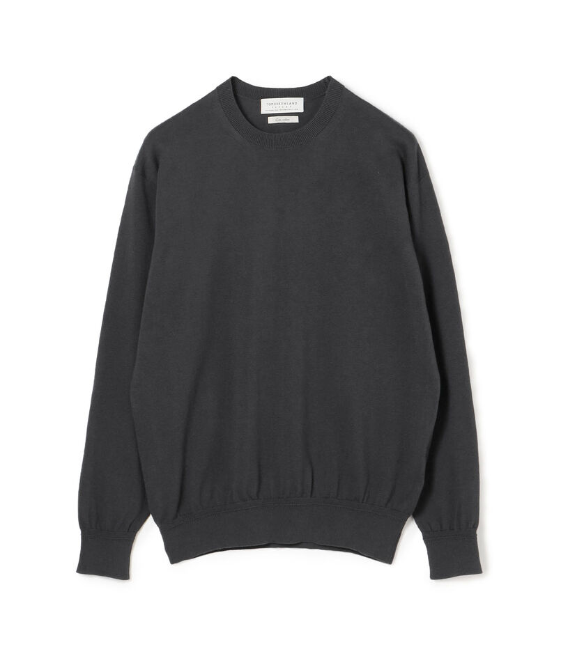 TOMORROWLAND tricot ギザコットン クルーネックプルオーバー