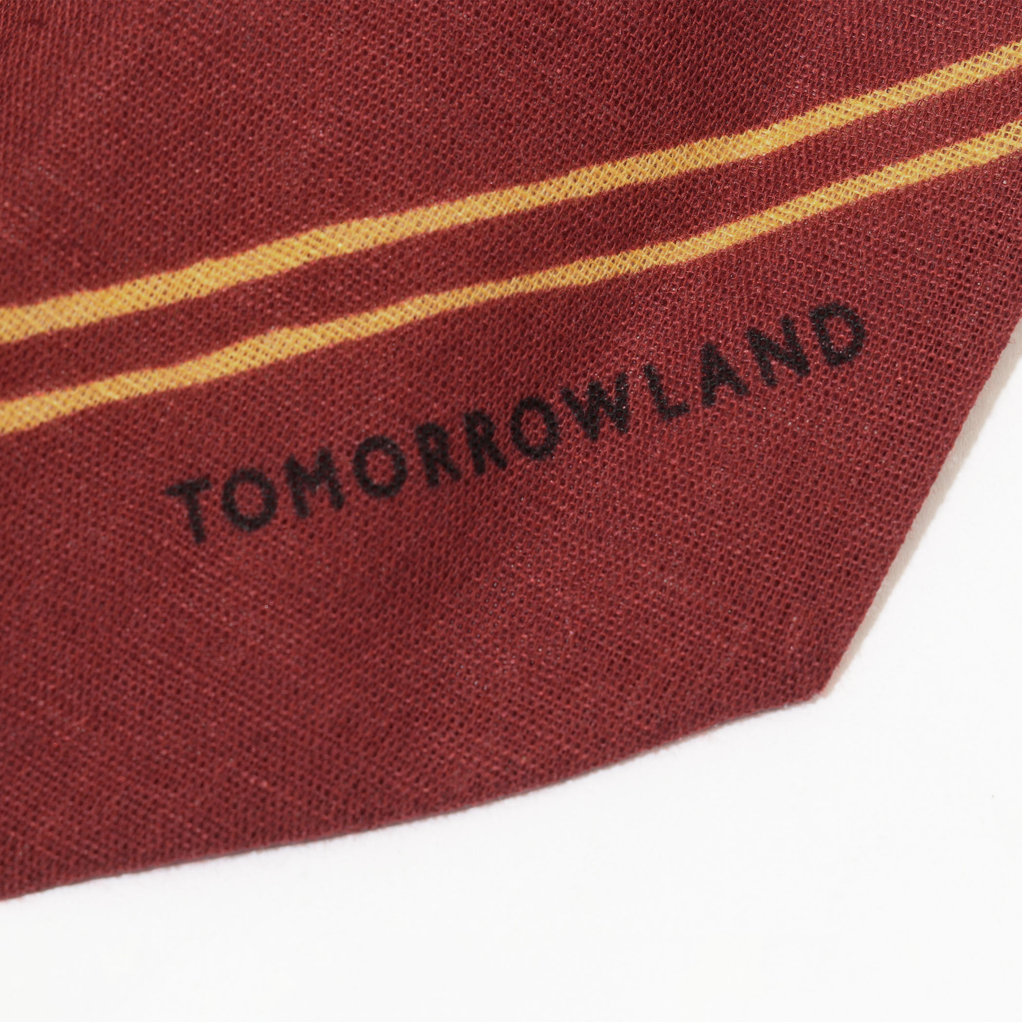TOMORROWLAND コットンリネンシルク ストライプスカーフ